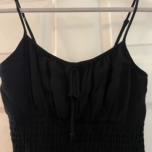 Black mini dress